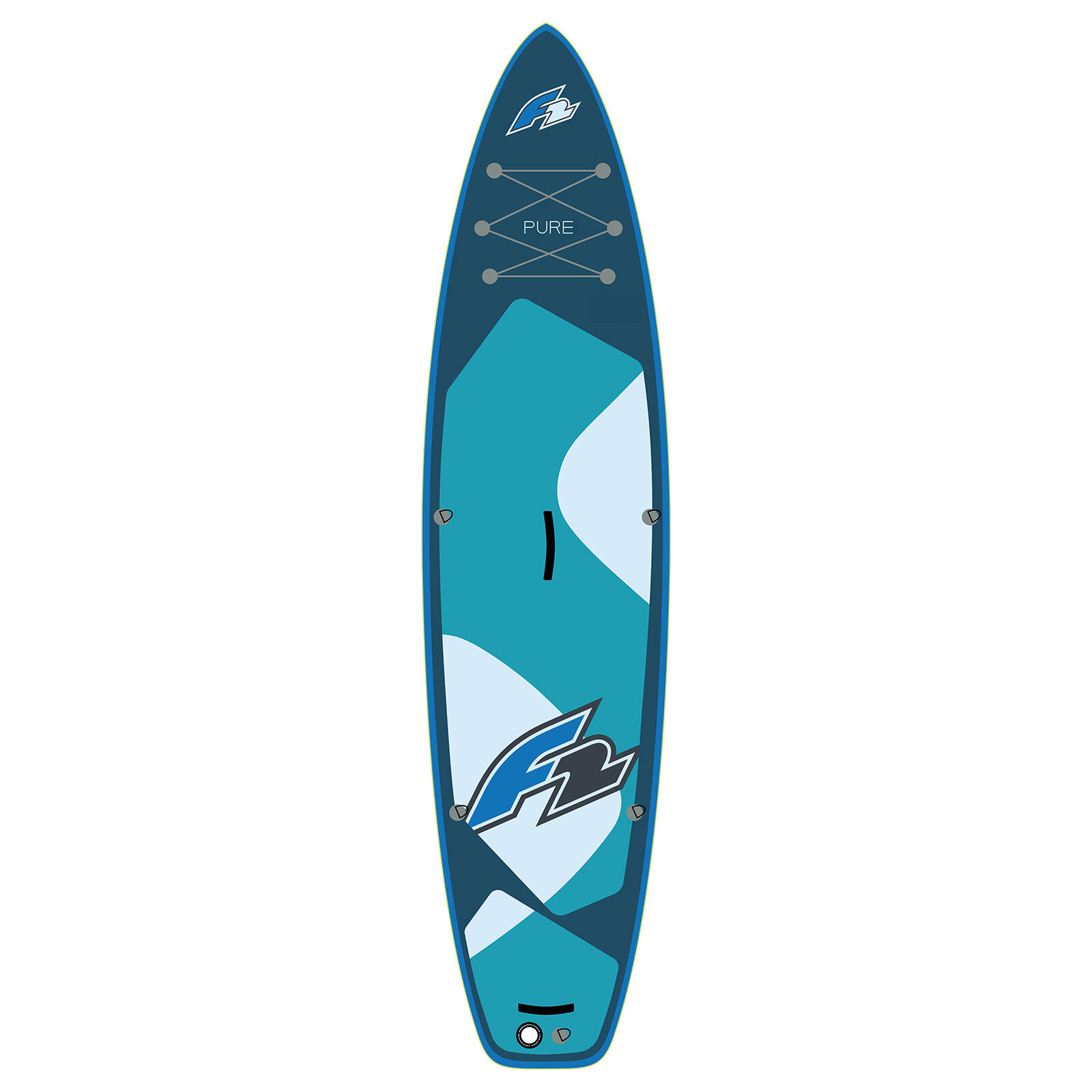 F2 Set Stand Up Paddle Board Pure Oceangreen 11,6 + Kajak Zubehör Paket 3/7