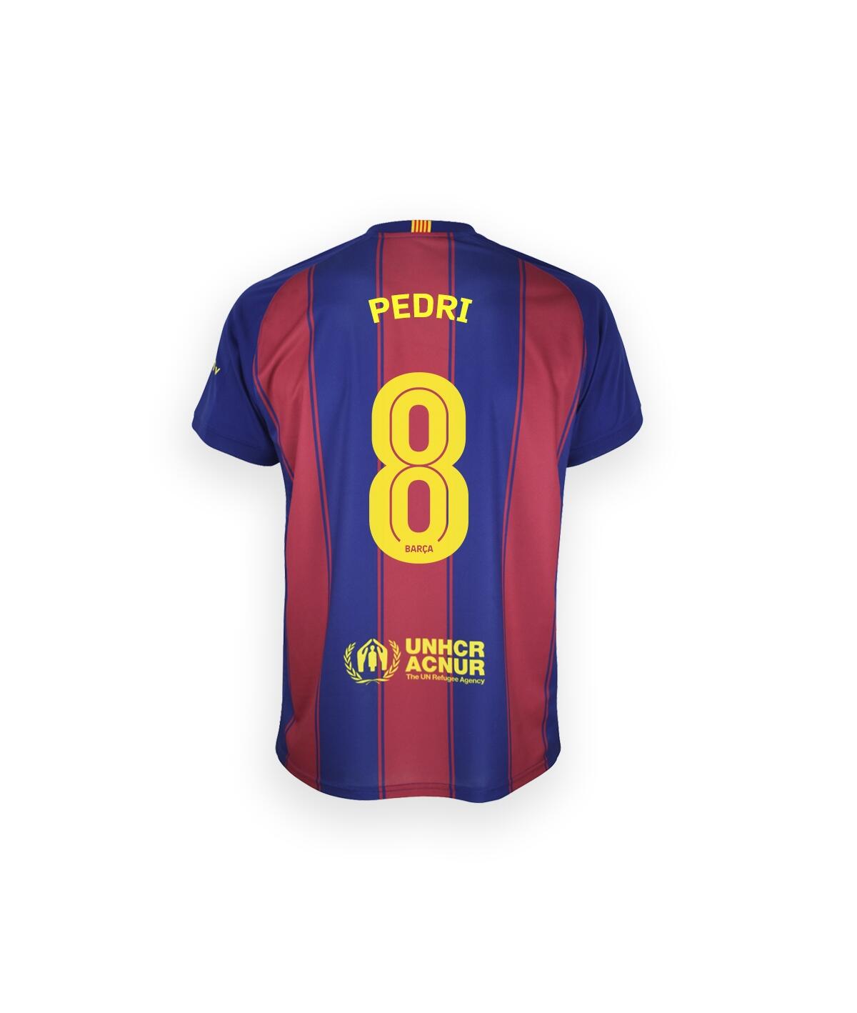 Camisola Pedri Principal Futebol FC Barcelona Réplica Oficial 25/26 Adulto 3/7
