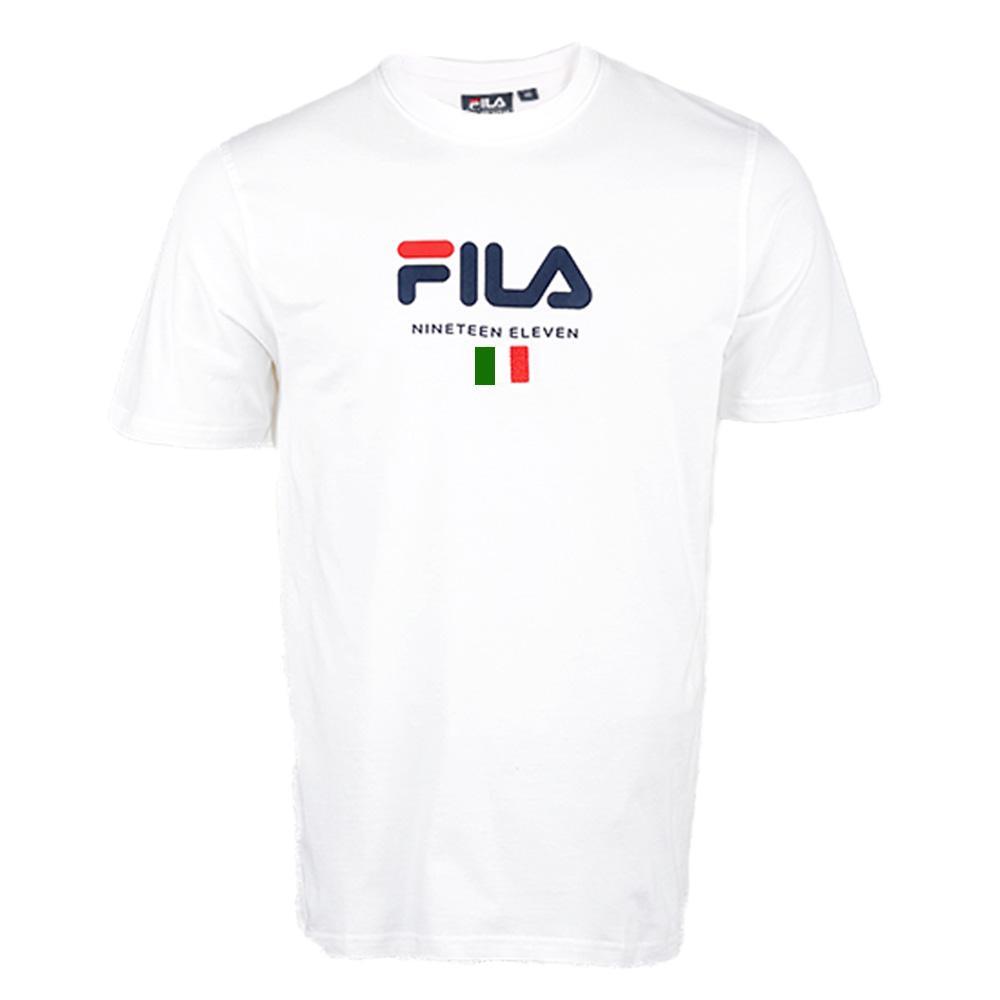 T-shirt Blanc Homme Fila Trellis 1/1