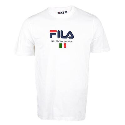 T-shirt Fila Trellis da Uomo Bianca