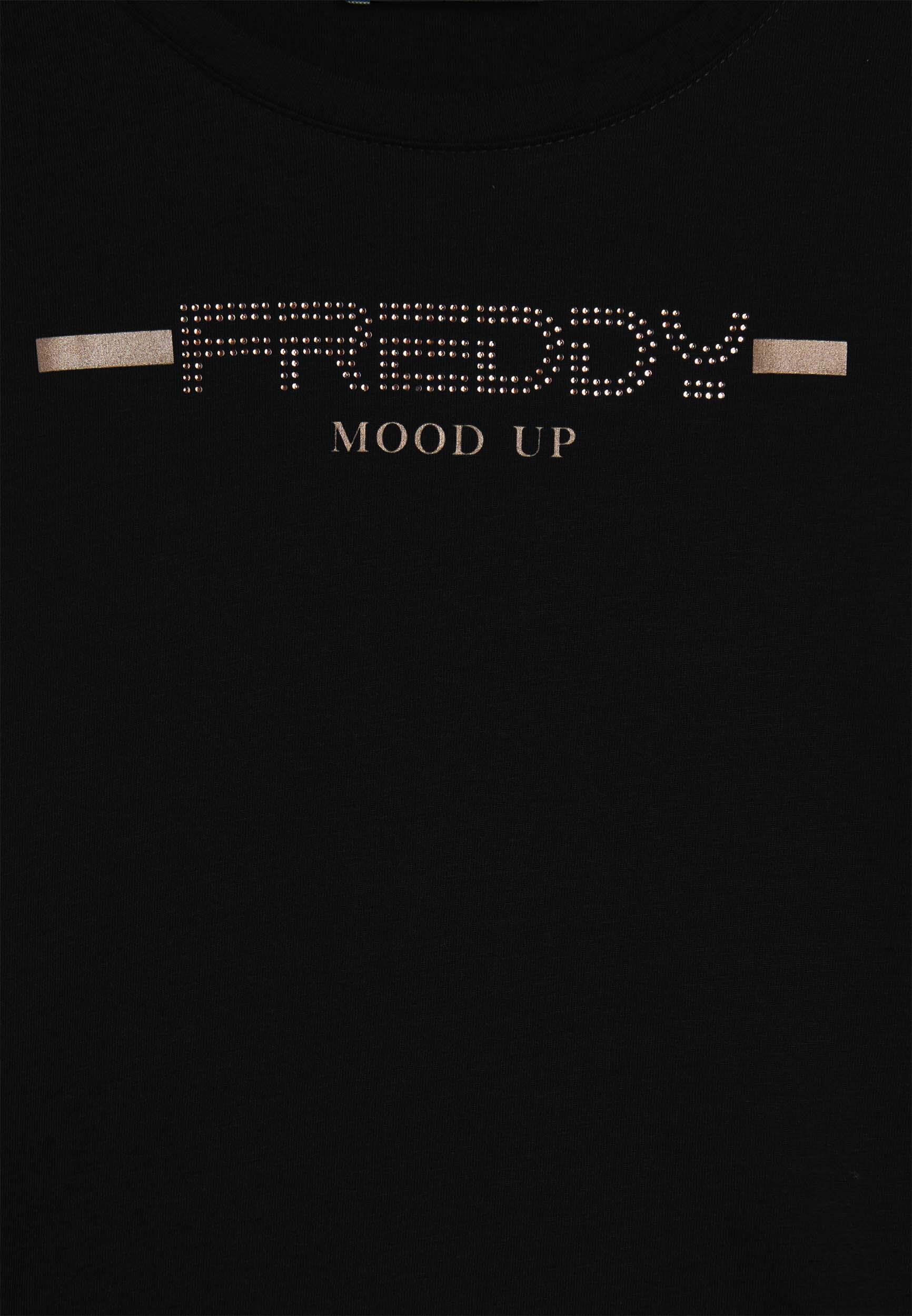 Camiseta para mujer de manga larga con bajo redondeado 3/3