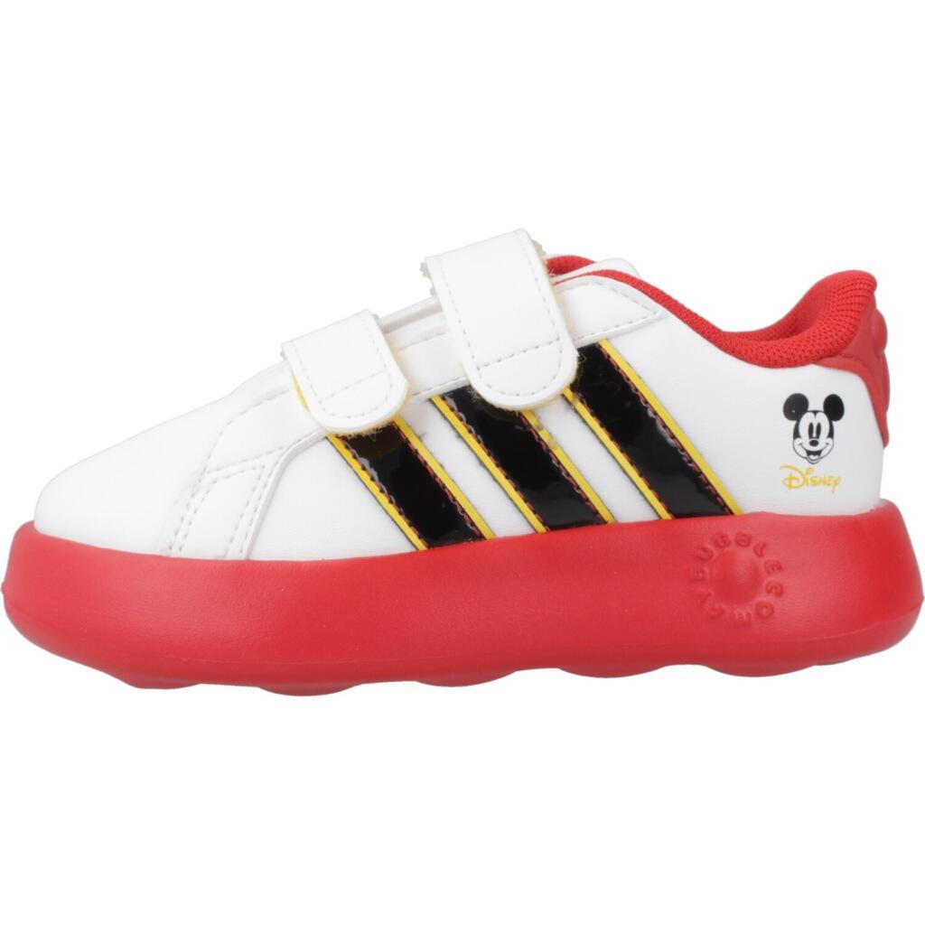 Baskets Adidas Modèle Court Mickey Couleur Blanc 2/5