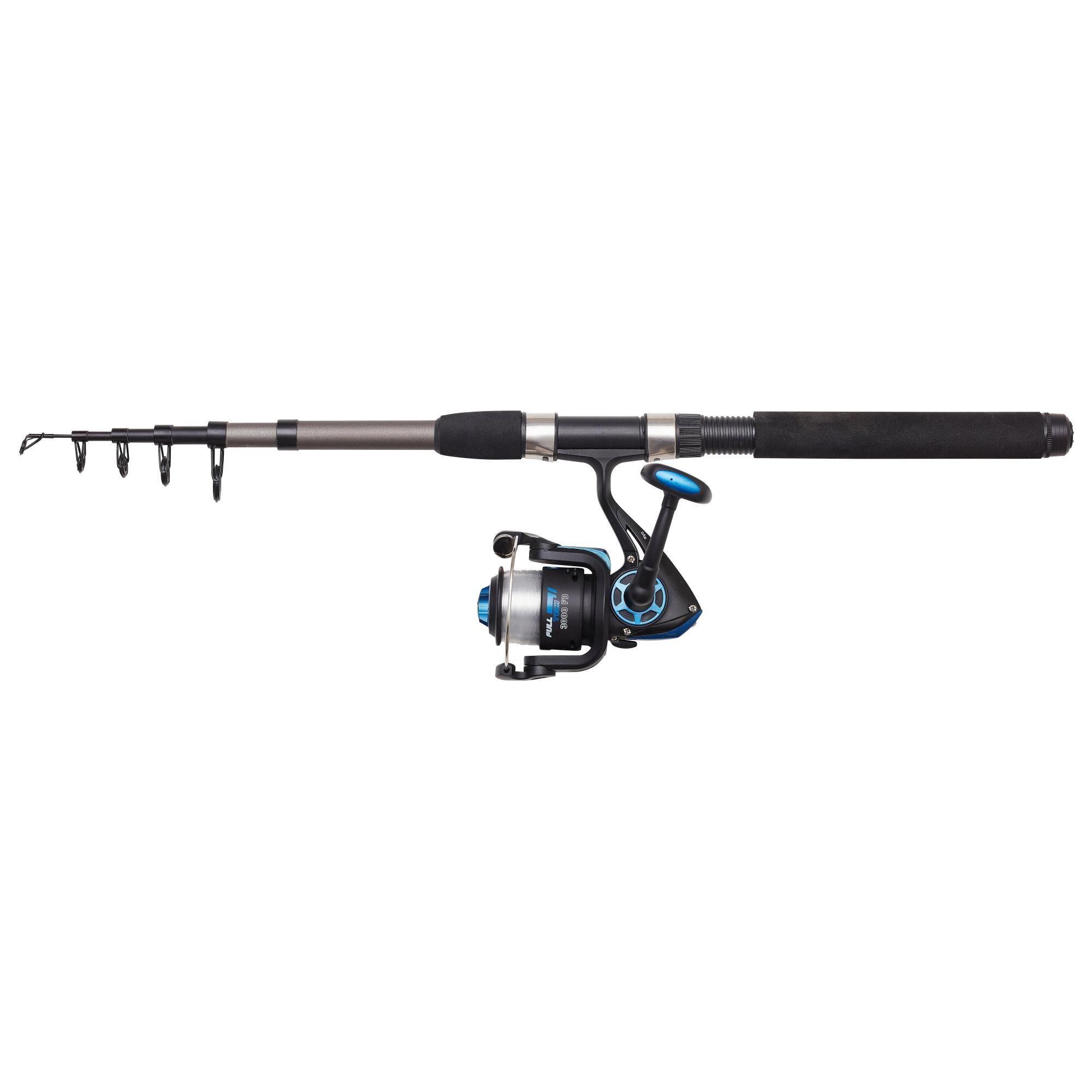 Set combo canna 270cm + mulinello + filo - canna spinning Full Tech Tele 2/6