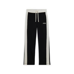 Pantalon noir avec bandes latérales blanches
