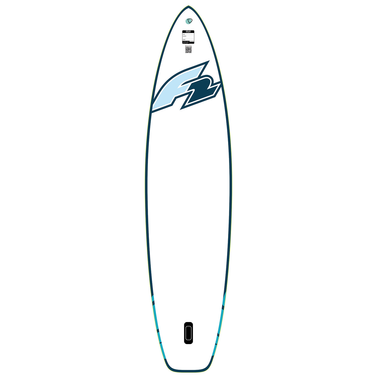 F2  SUP Stand Up Paddle Board Lotus Damen - Board only 323cm 10,6 Blau 3/6