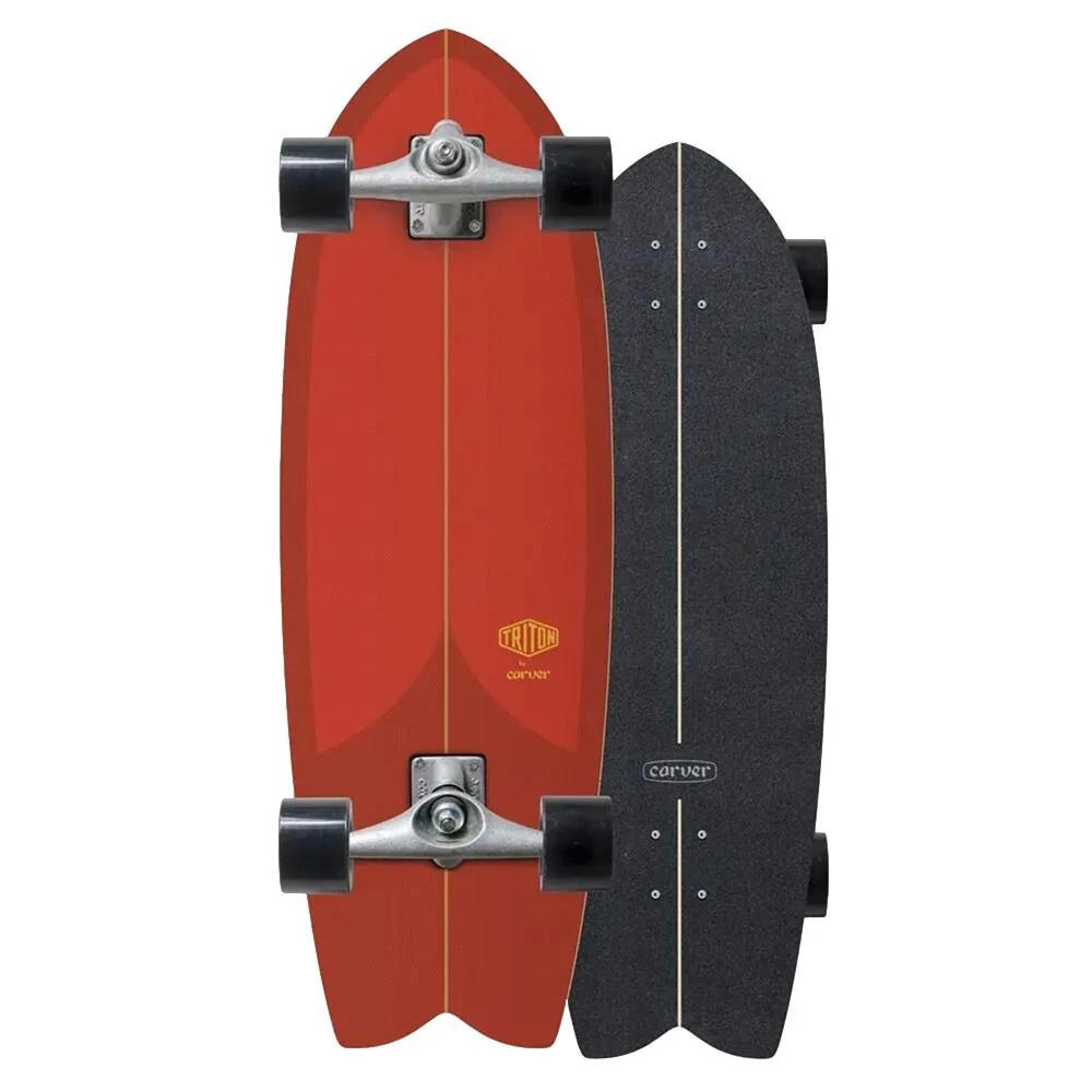 Triton - Planche Complete Cx Raw 29.5 Redtail Triton - Surfskate - Multicolore - No Size - Decathlon
