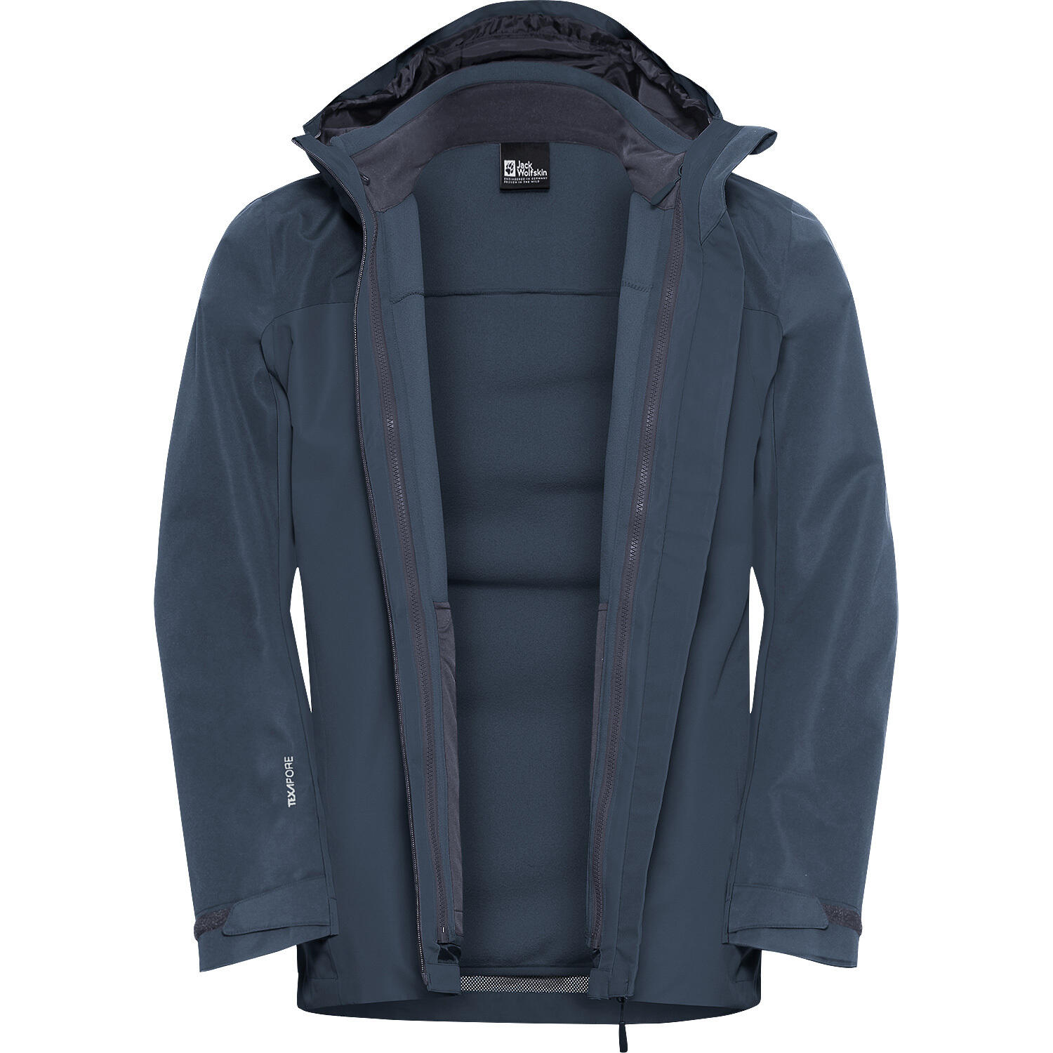 Heren 3-in-1 jas Jack Wolfskin Taubenberg 3In1 3/7