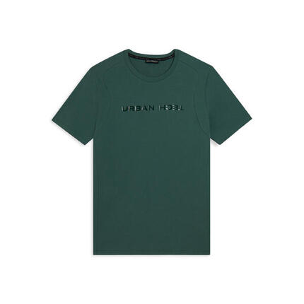 T-shirt classique avec manches raglan et double imprimé brillant