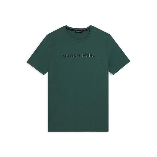 T-shirt classique avec manches raglan et double imprimé brillant