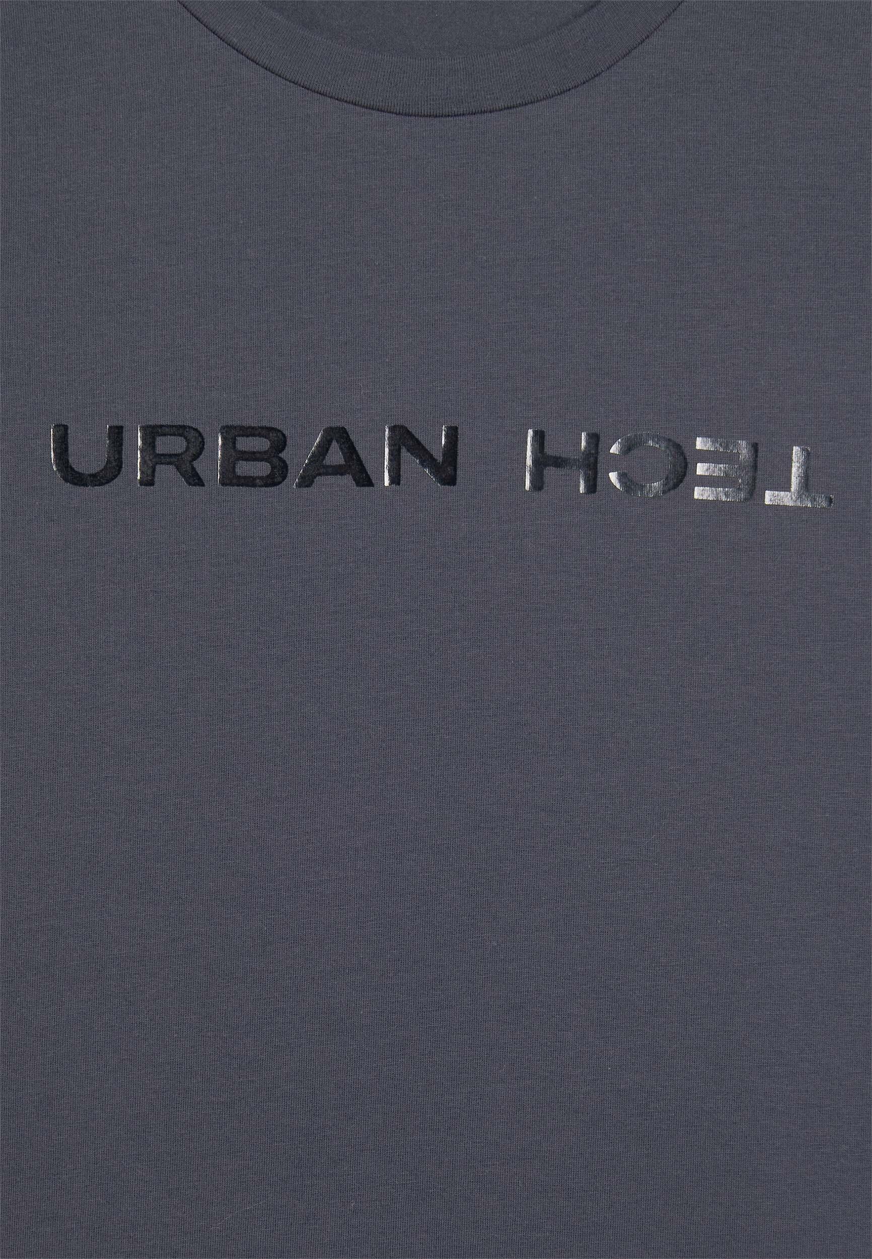 T-shirt regular con spalle raglan e doppia stampa lucida 3/3