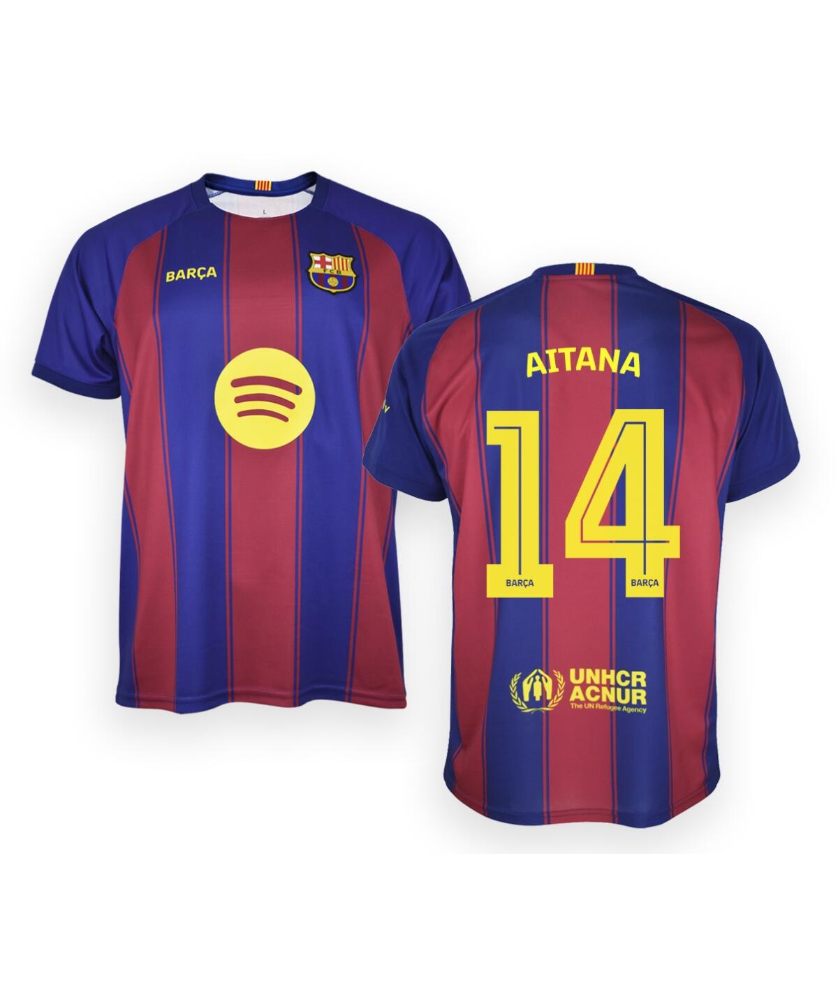 FC BARCELONA Camisola Aitana Principal Futebol FC Barcelona Réplica Oficial 25/26 Adulto