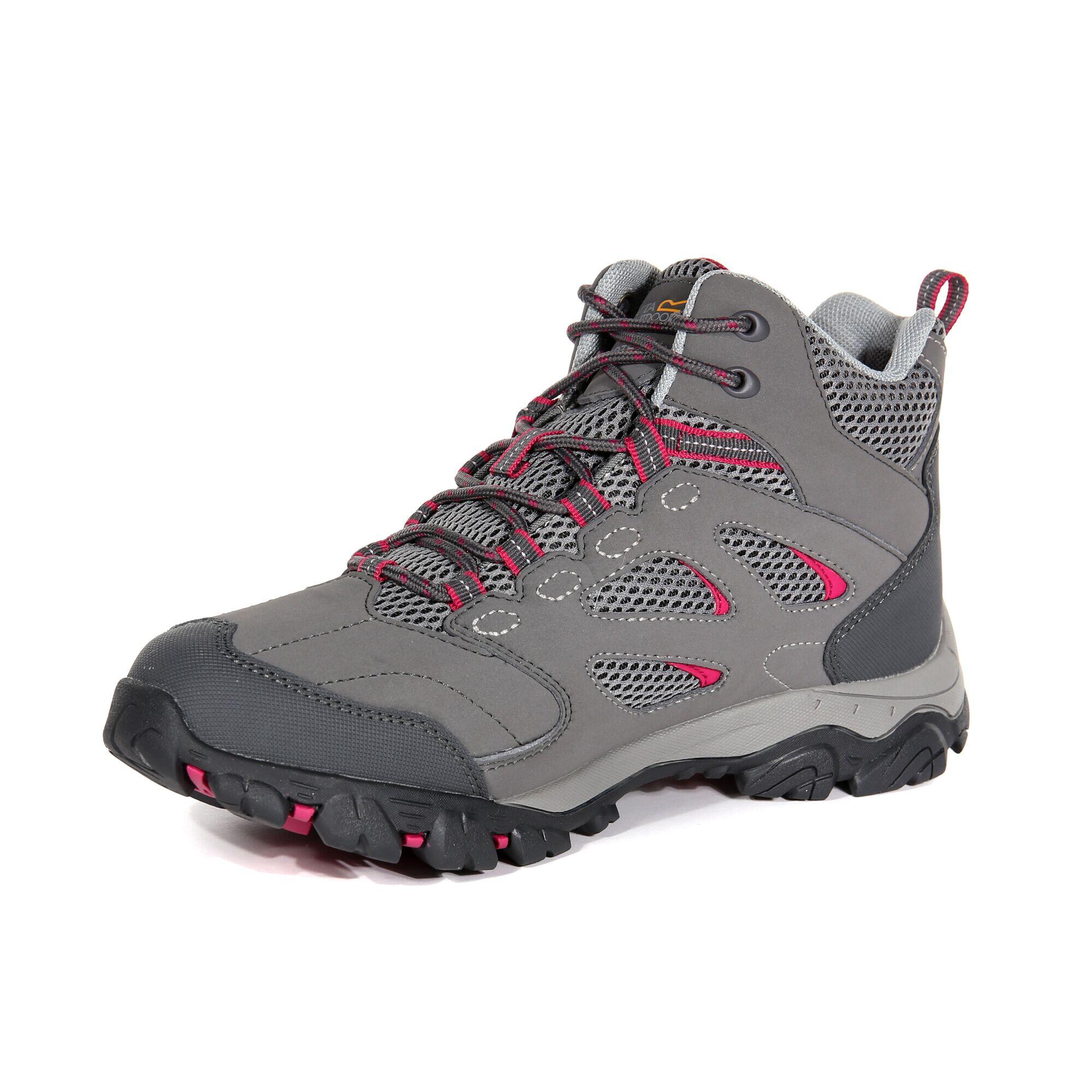 Lady Holcombe IEP Mid Women's Hiking Boots - Steel Grey / Pink 4/5