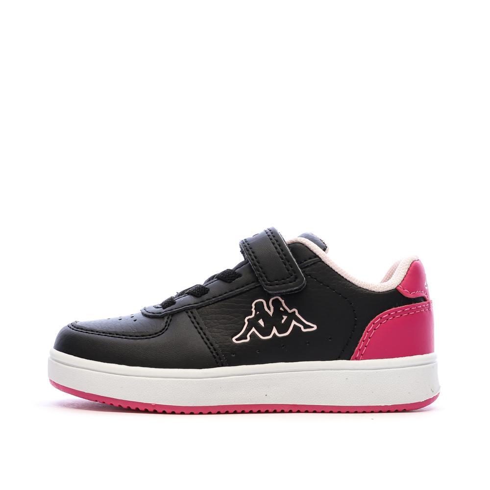 Kappa Malone Boys' Black/Red Trainers