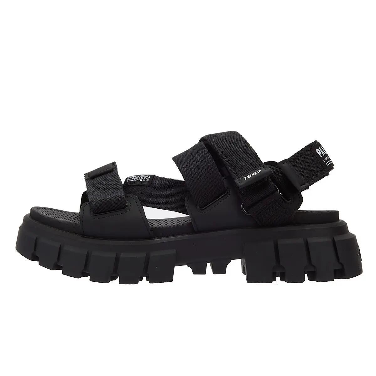 Palladium Revolt Mono Women's Black Sandals 5/6