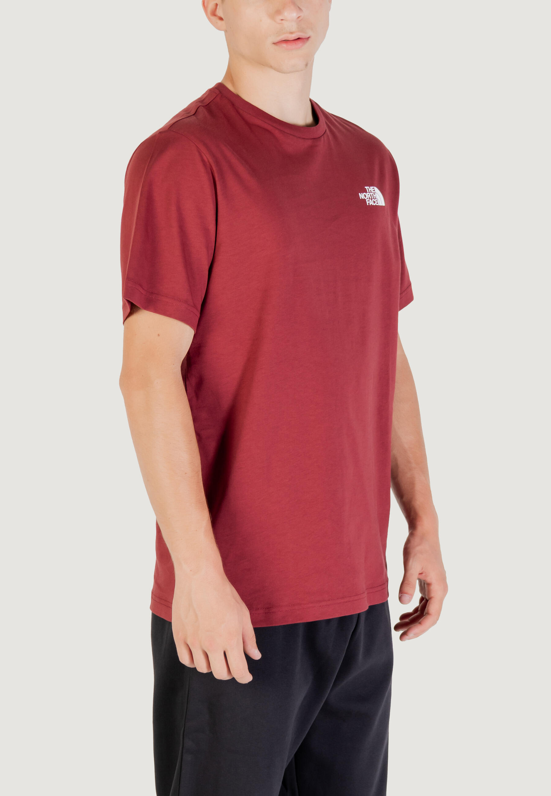 T-shirt e Polo Uomo M SS BOX NSE TEE Bordeaux 3/5