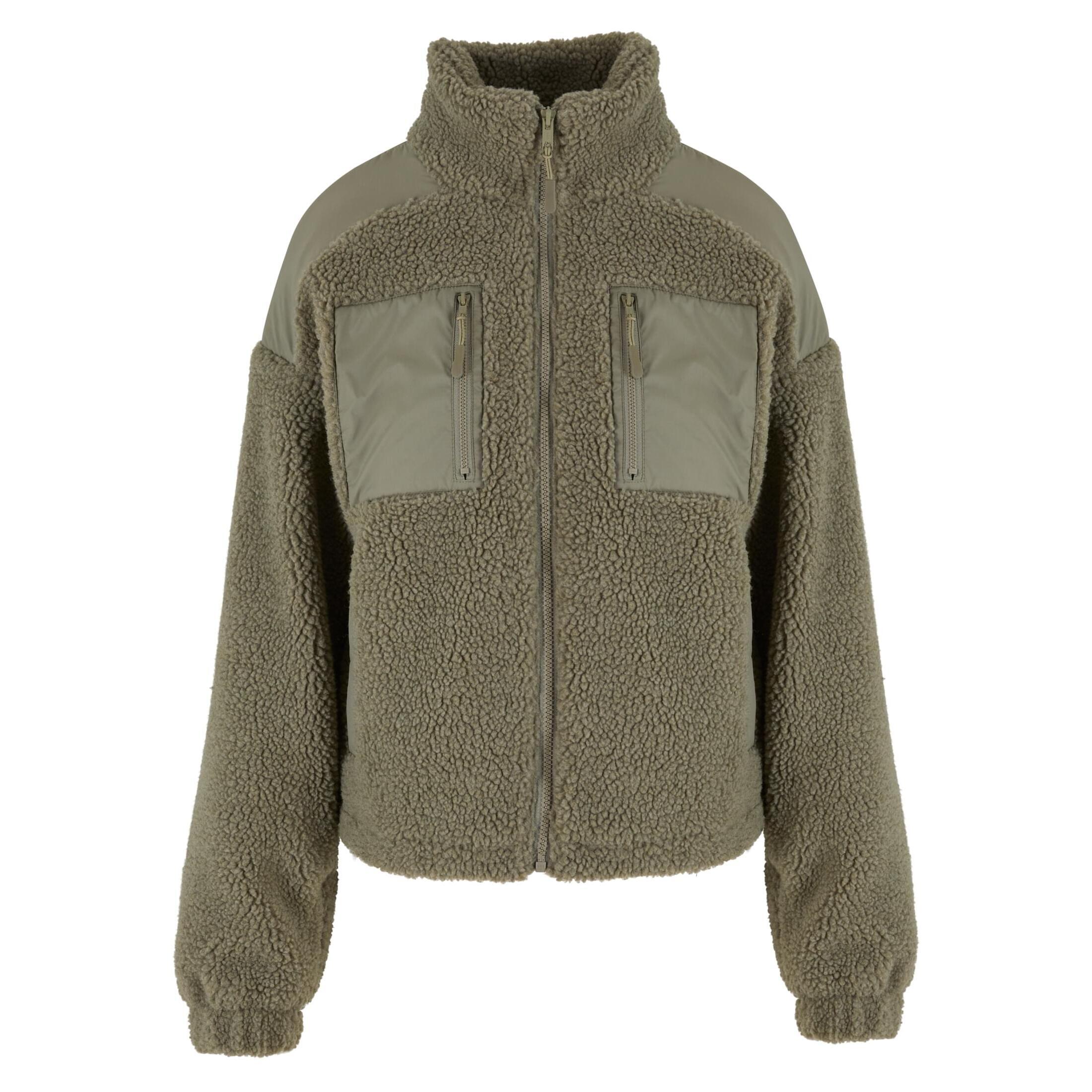 Urban Classics - Polaire Femme Urban Classics Sherpa - Polaire - Vert - Decathlon