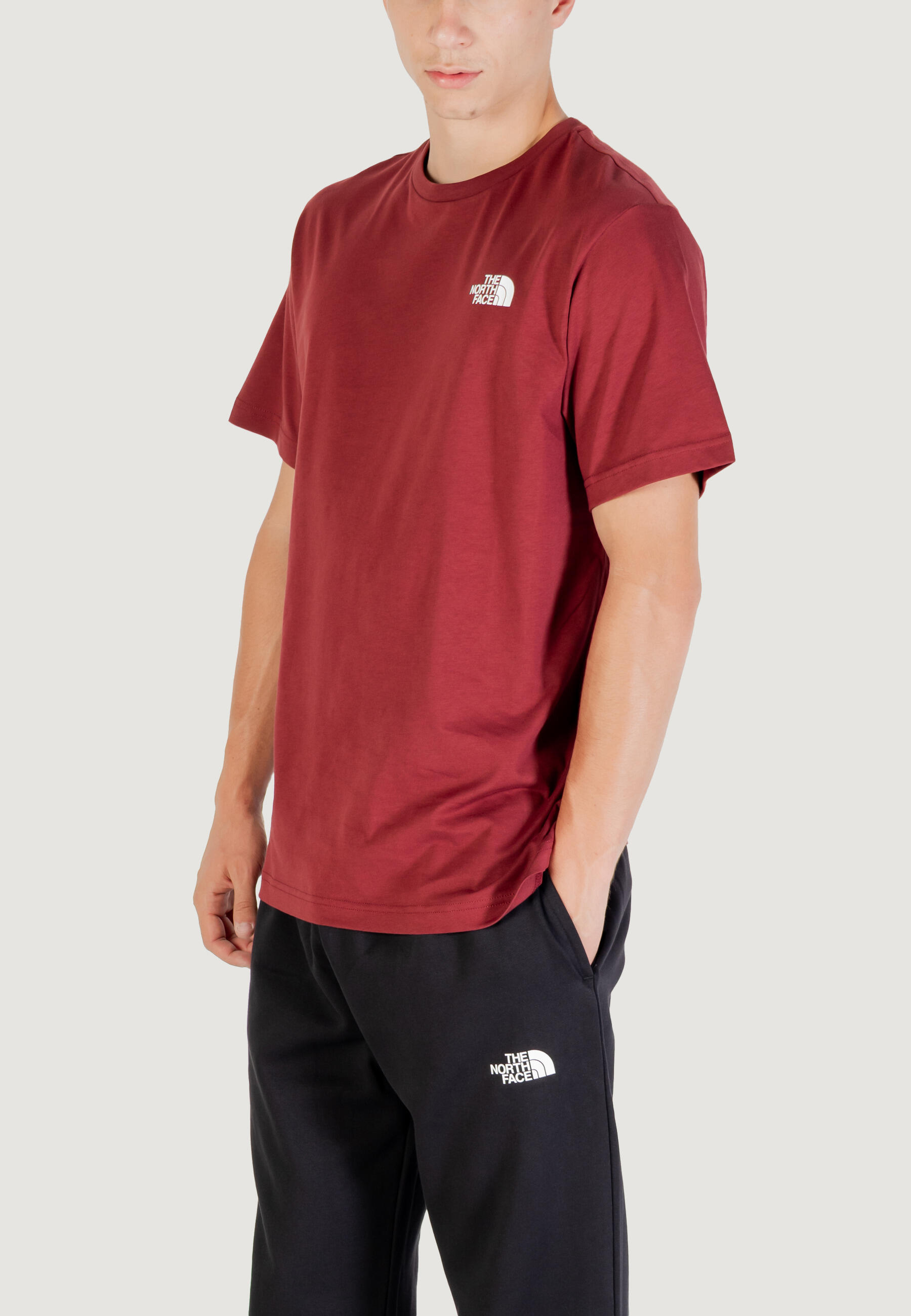 T-shirt e Polo Uomo M SS BOX NSE TEE Bordeaux 2/5
