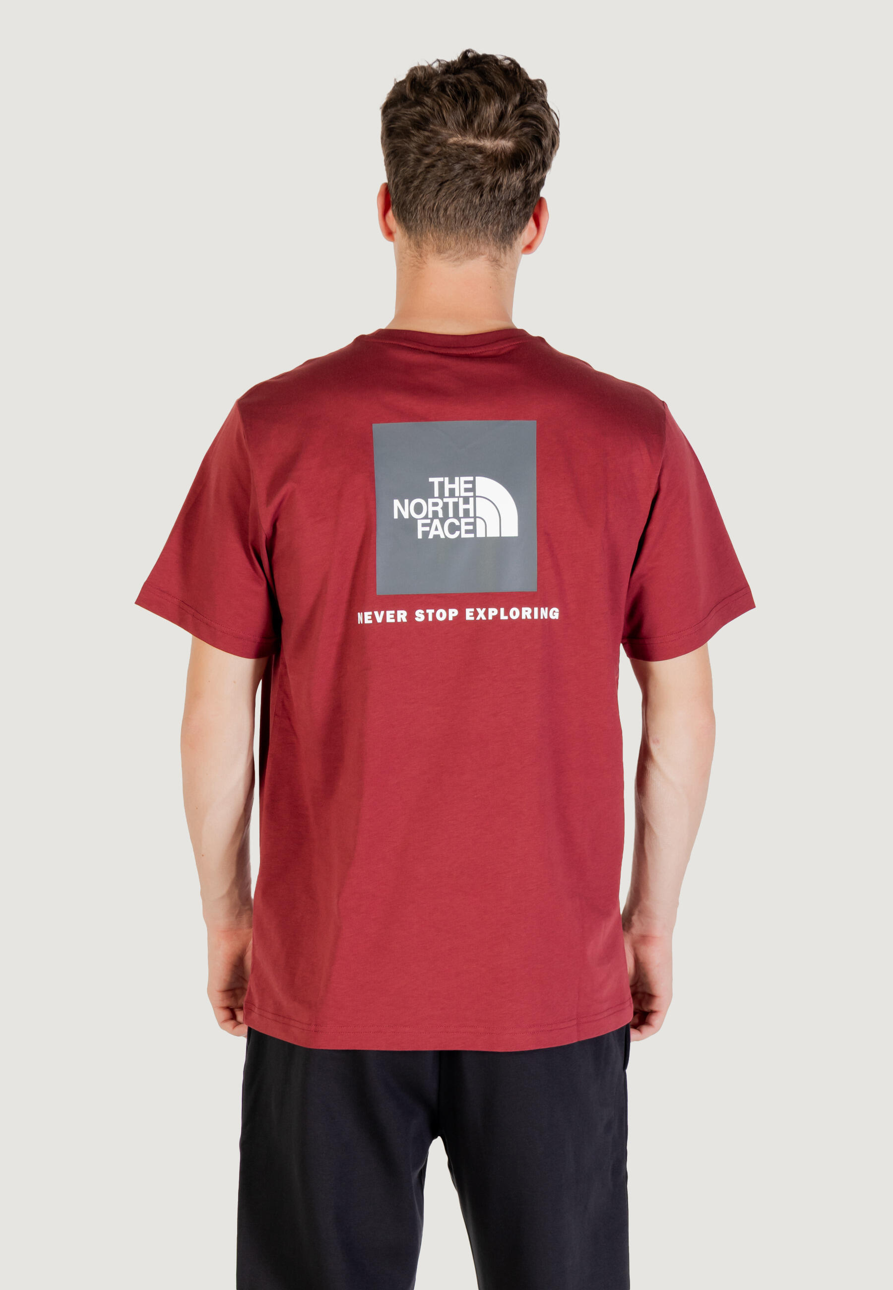 T-shirt e Polo Uomo M SS BOX NSE TEE Bordeaux 4/5