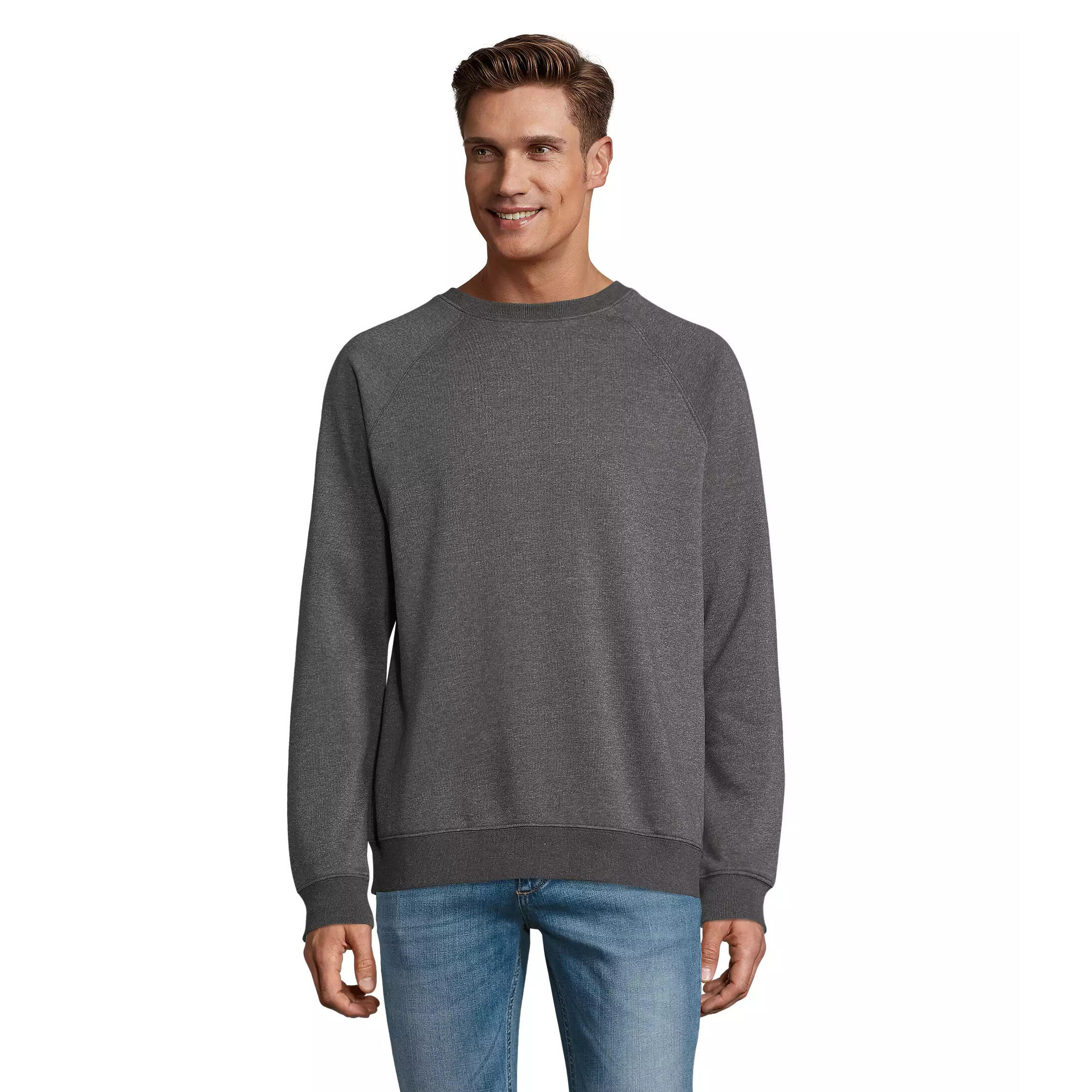 Sol's - Sweatshirt Sol's Space - Sweat-shirt - Gris|marron - Decathlon