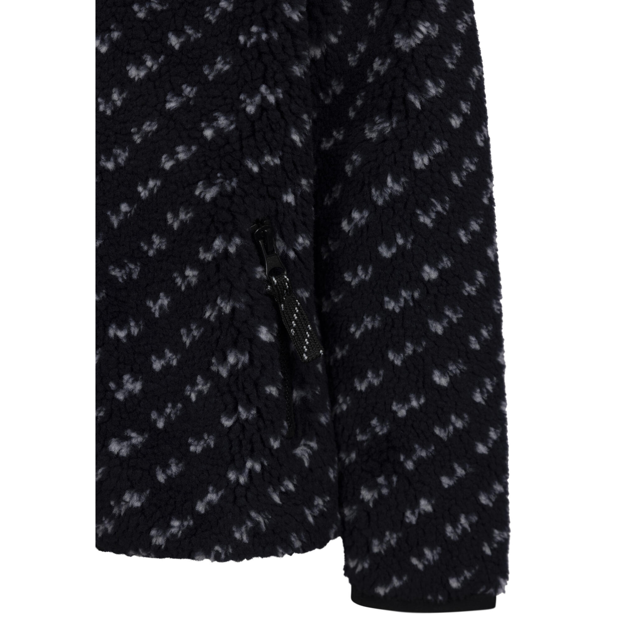 Felpa Con Cappuccio E Zip Intera Bambini Trespass Frax Nero 3/5