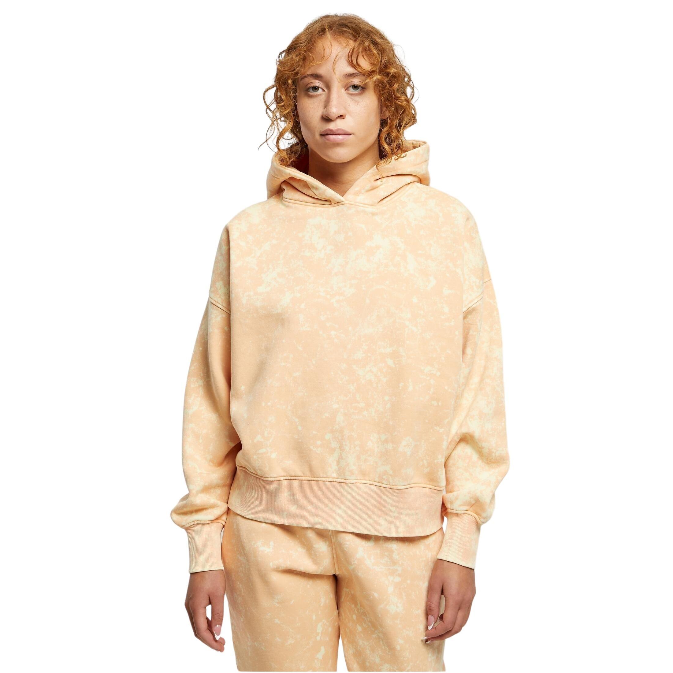 Urban Classics - Sweatshirt Oversize À Capuche Femme Urban Classics Towel Washed - Sweat-shirt - Orange - Decathlon