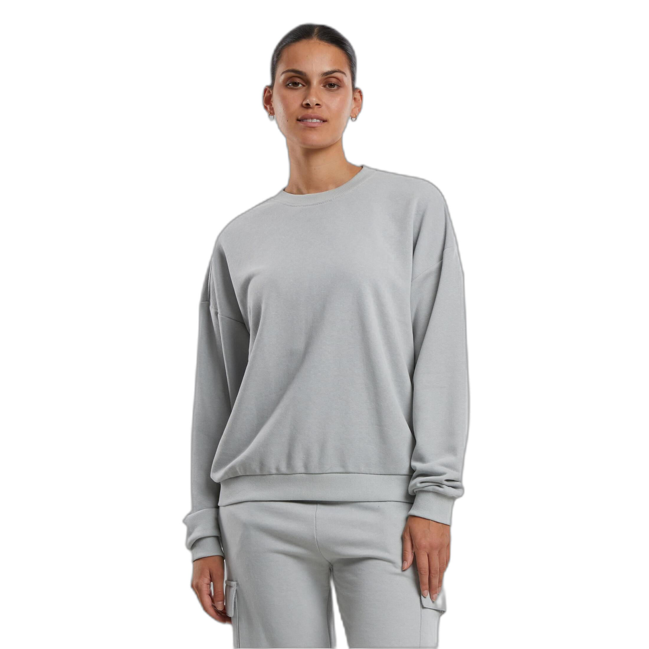 URBAN CLASSICS Oversized round neck jumper for women Urban Classics Light Terry