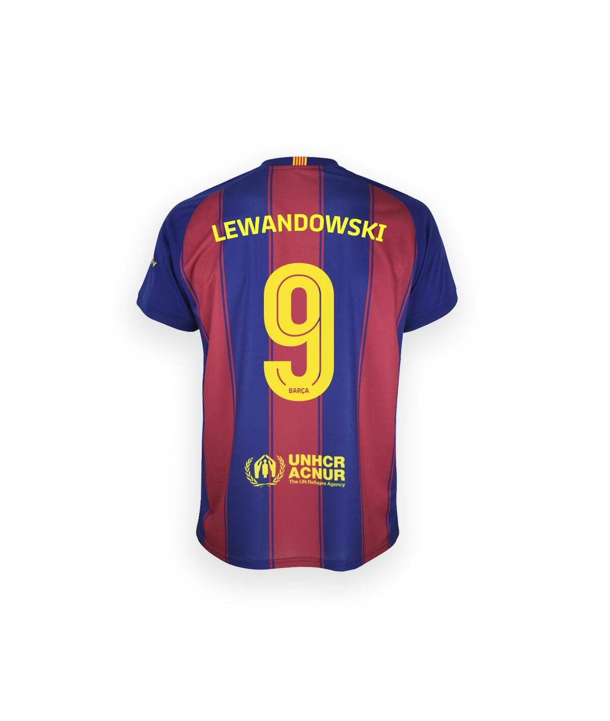 Camisola Lewandowski Principal Futbol FC Barcelona Réplica Oficial 25/26 Adulto 3/7