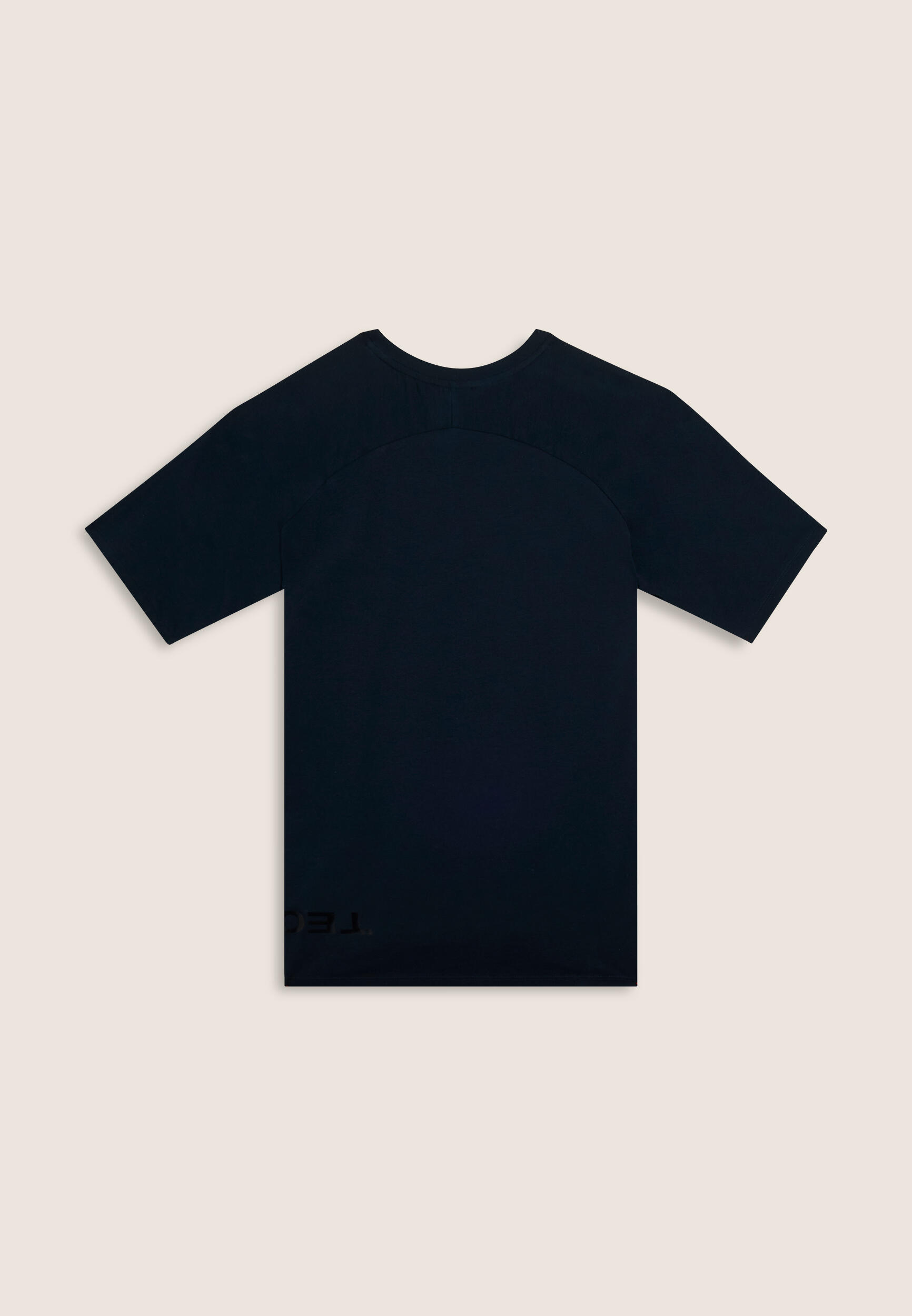 T-shirt slim con stampa lucida sul davanti 2/3