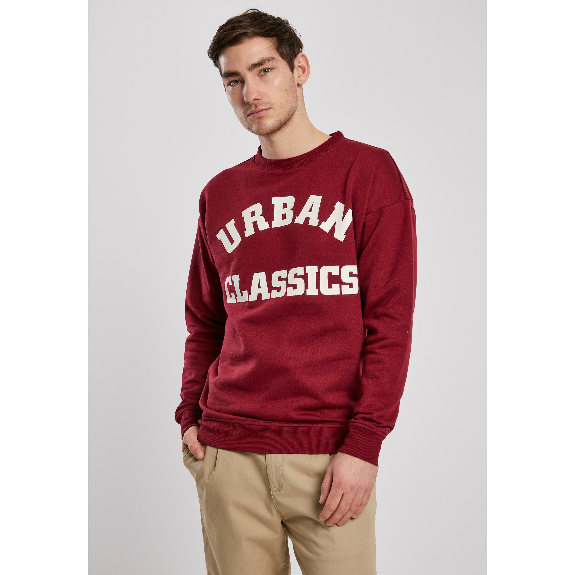 URBAN CLASSICS Felpa Urban Classics college print crew