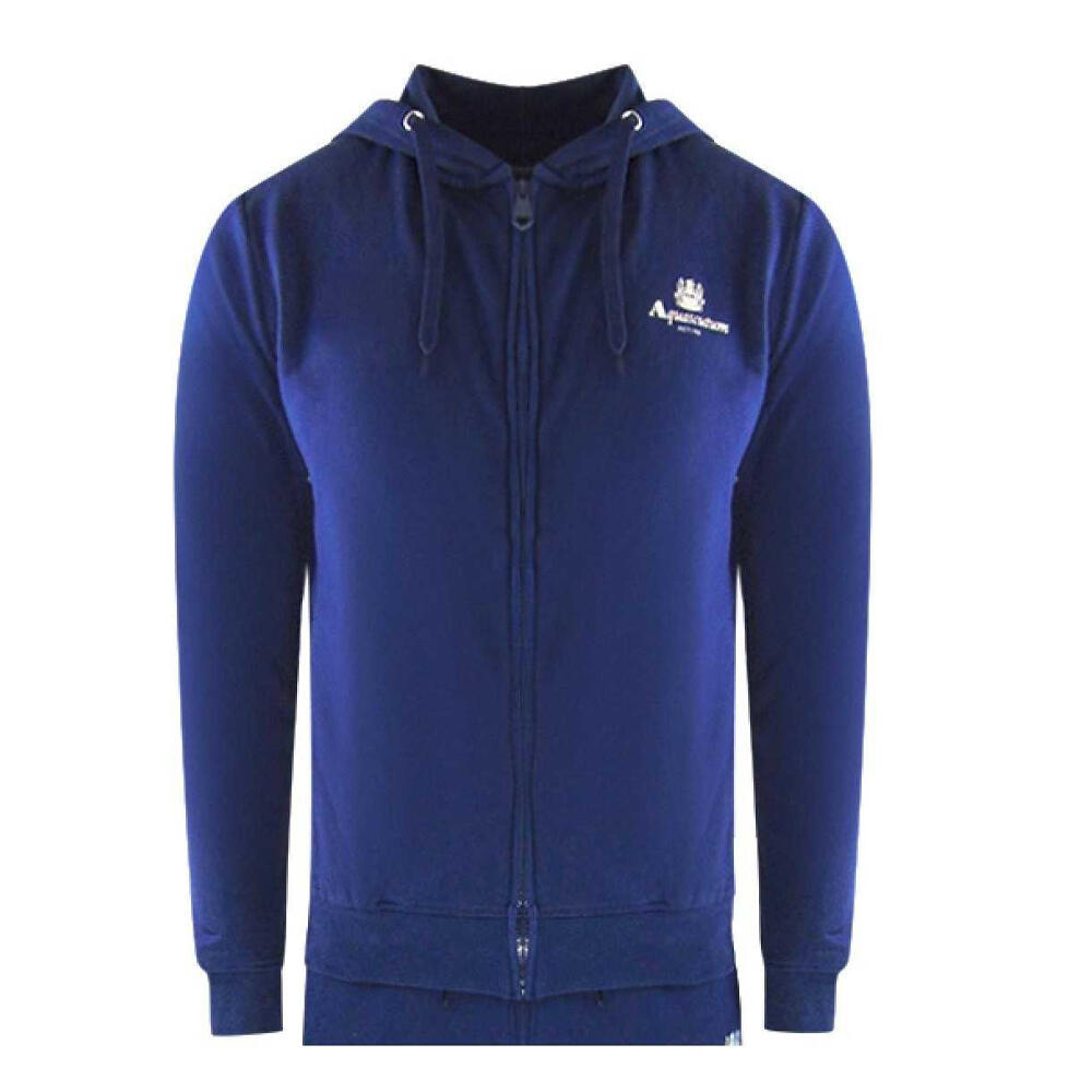 Mens Full Zip Tracksuit Set (Blue) 3/4
