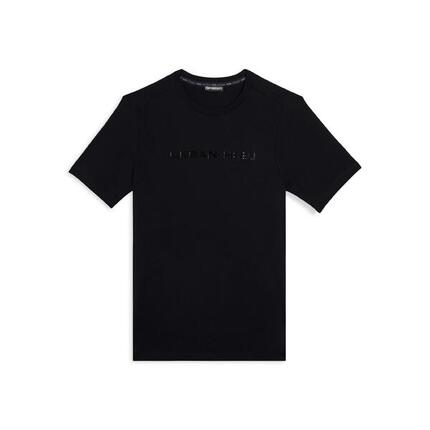 T-shirt classique avec manches raglan et double imprimé brillant