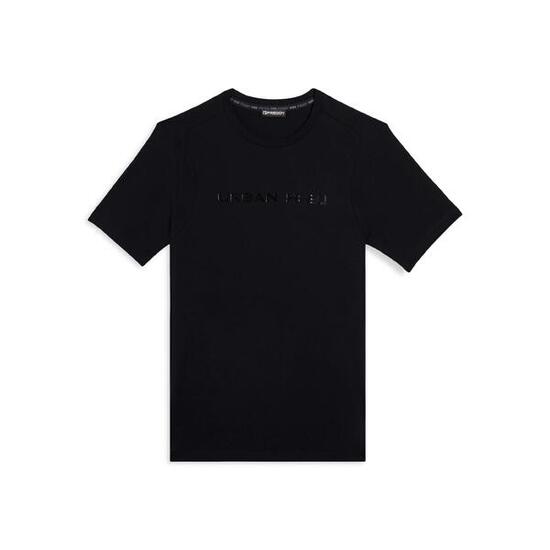 T-shirt classique avec manches raglan et double imprimé brillant