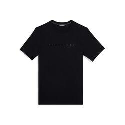 T-shirt classique avec manches raglan et double imprimé brillant