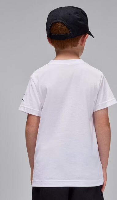 T-shirt bambino jordan wordmark - bianco 2/6