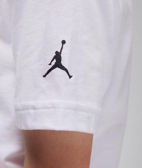 T-shirt bambino jordan wordmark - bianco 5/6