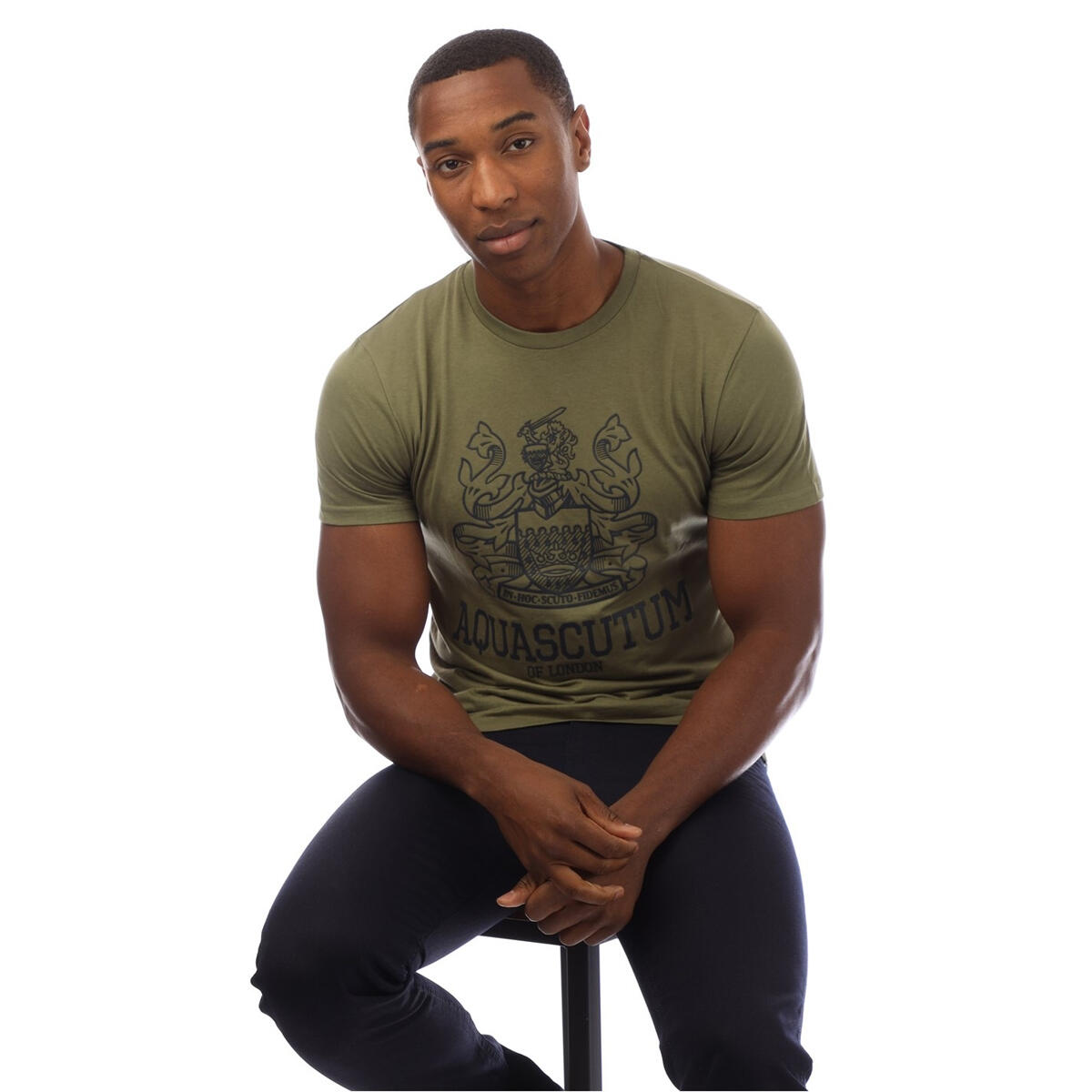 Tshirt LONDON ALDIS Homme (Vert Militaire) 3/3