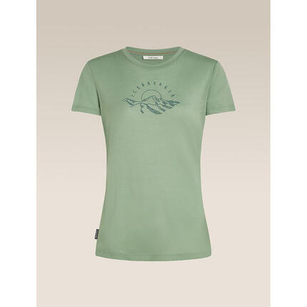Damen Shirt W Mer 150 Tech Lite SS Tee Sunrise