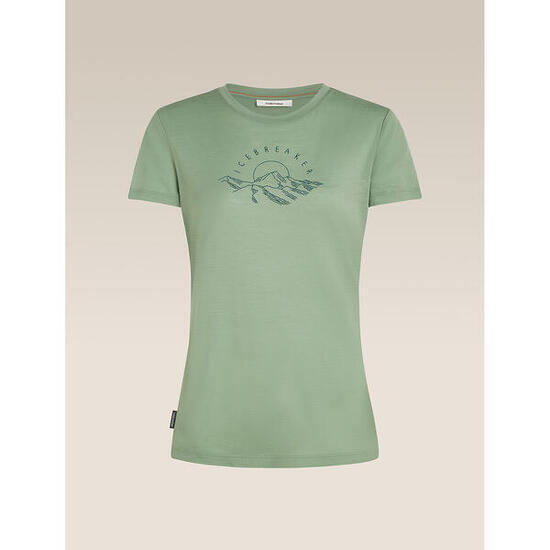 Damen Shirt W Mer 150 Tech Lite SS Tee Sunrise