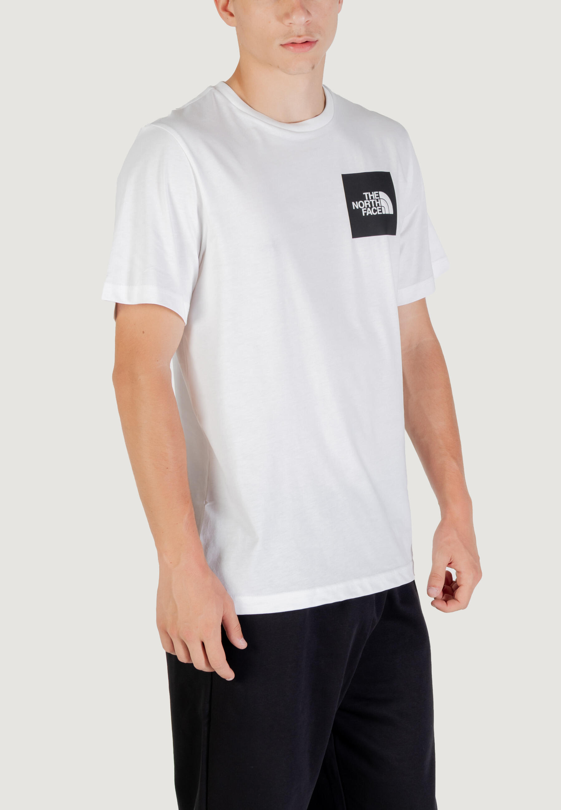 T-shirt maniche corte Uomo M SS FINE TEE Bianco 4/5