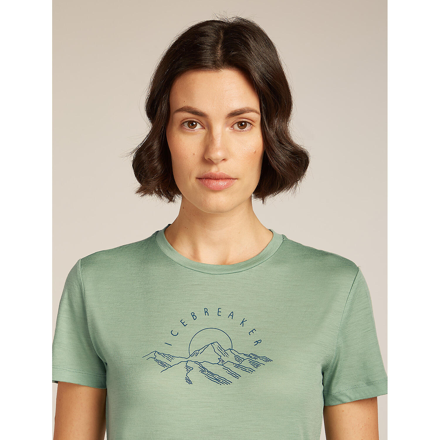 Damen Shirt W Mer 150 Tech Lite SS Tee Sunrise 6/6