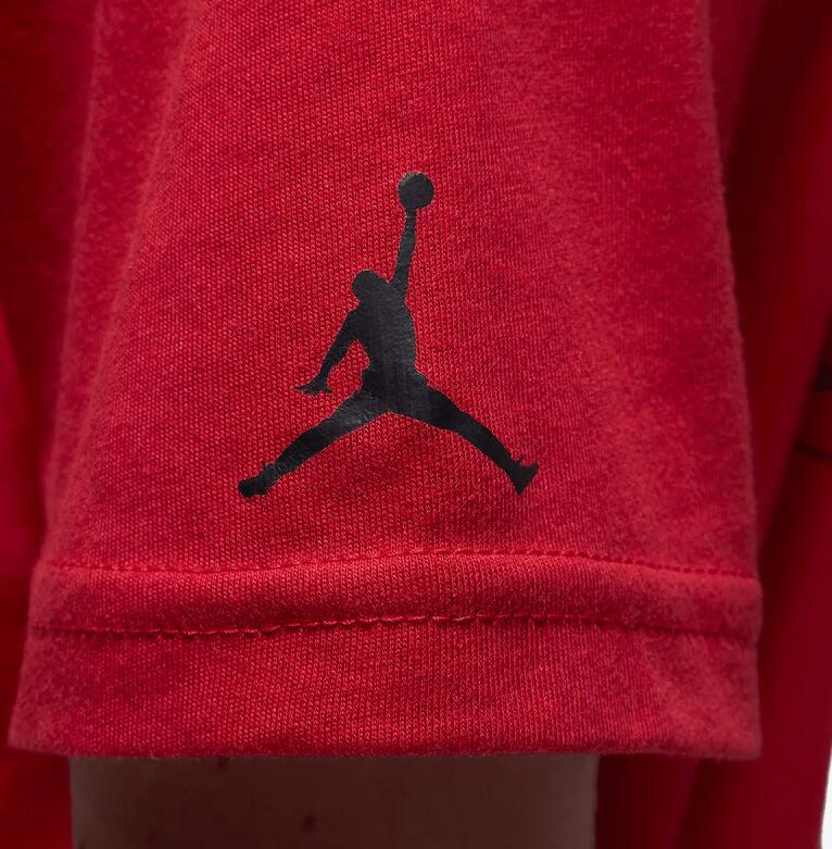 T-shirt ragazzo jordan jdb air jordan has landed ss - rosso 4/5