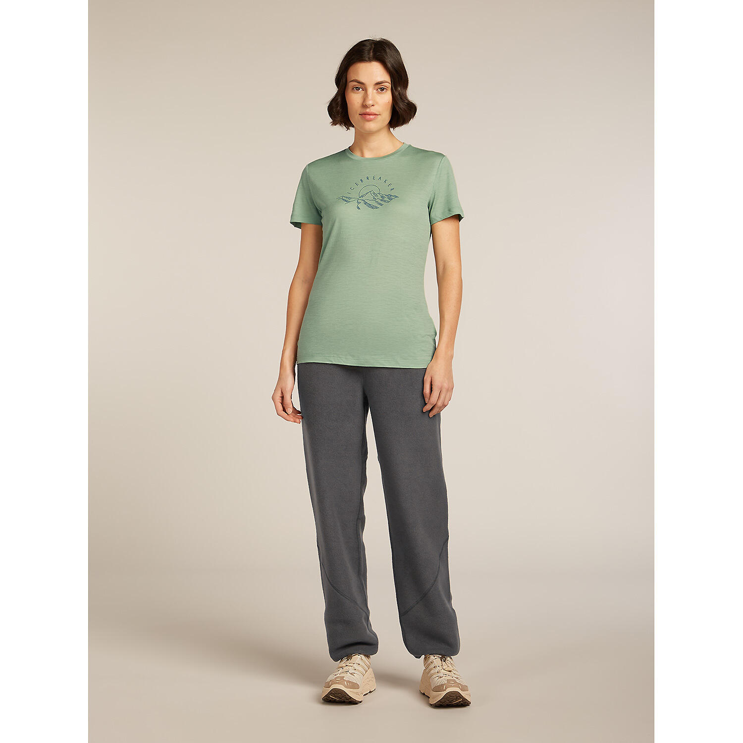 Damen Shirt W Mer 150 Tech Lite SS Tee Sunrise 4/6