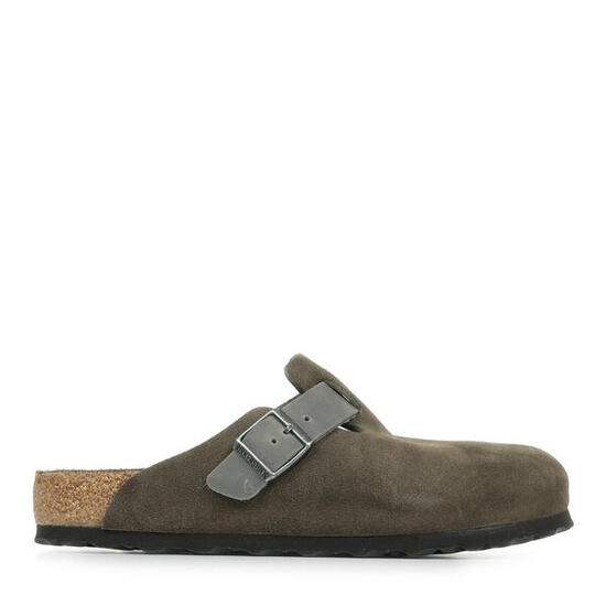 Sabots Homme Boston Bs Suede Oiled Leather
