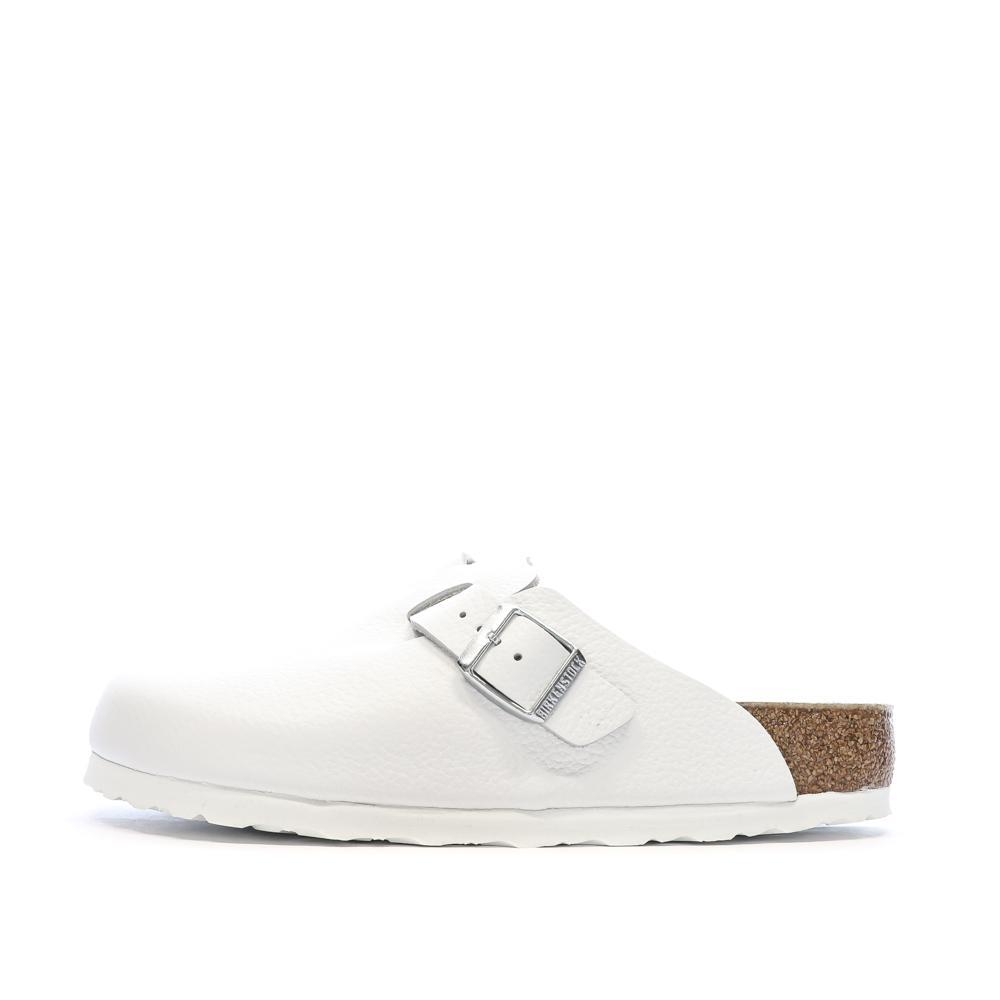 Birkenstock Boston White Unisex Clogs