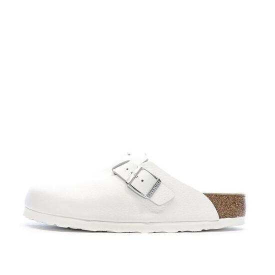 Zuecos Birkenstock Boston Blancos Unisex
