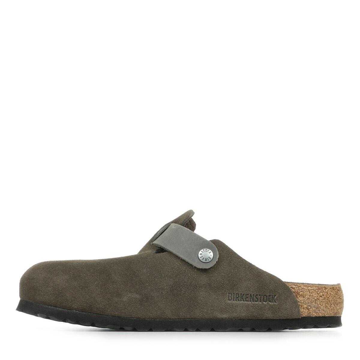 Birkenstock Boston - Concrete Grey Suede 4/5
