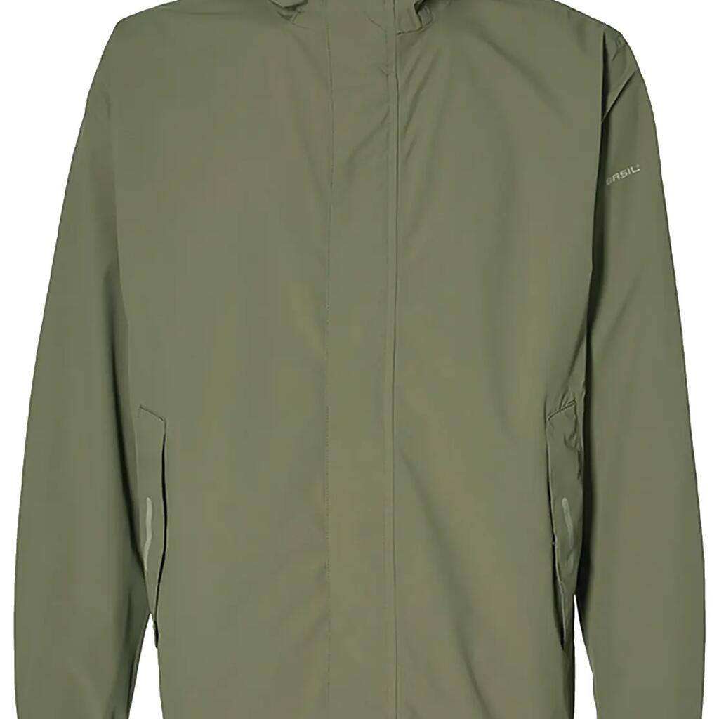 Basil Hoga bicycle rain jacket Green