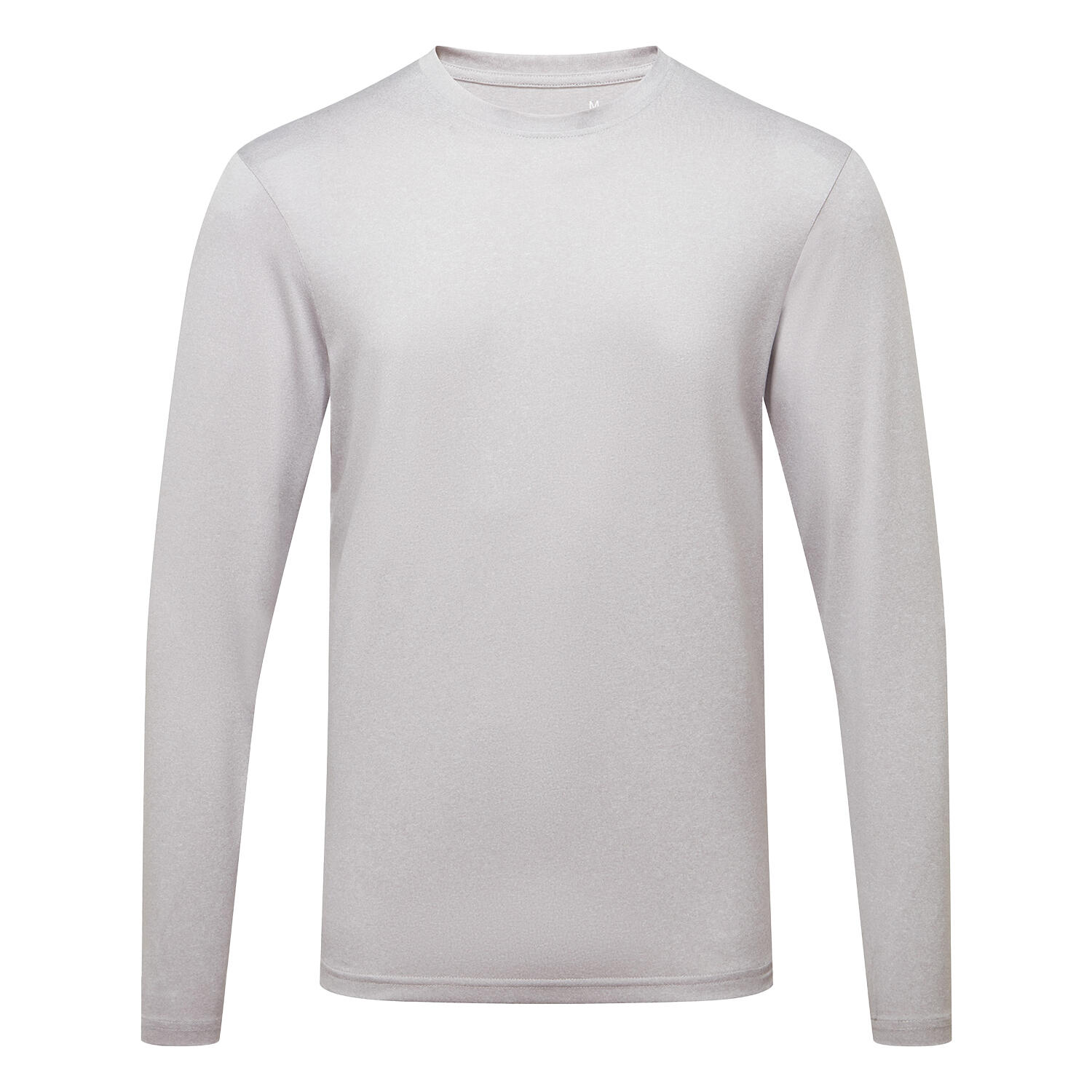 TRIDRI Mens Long Sleeve Performance TShirt (Silver Melange)