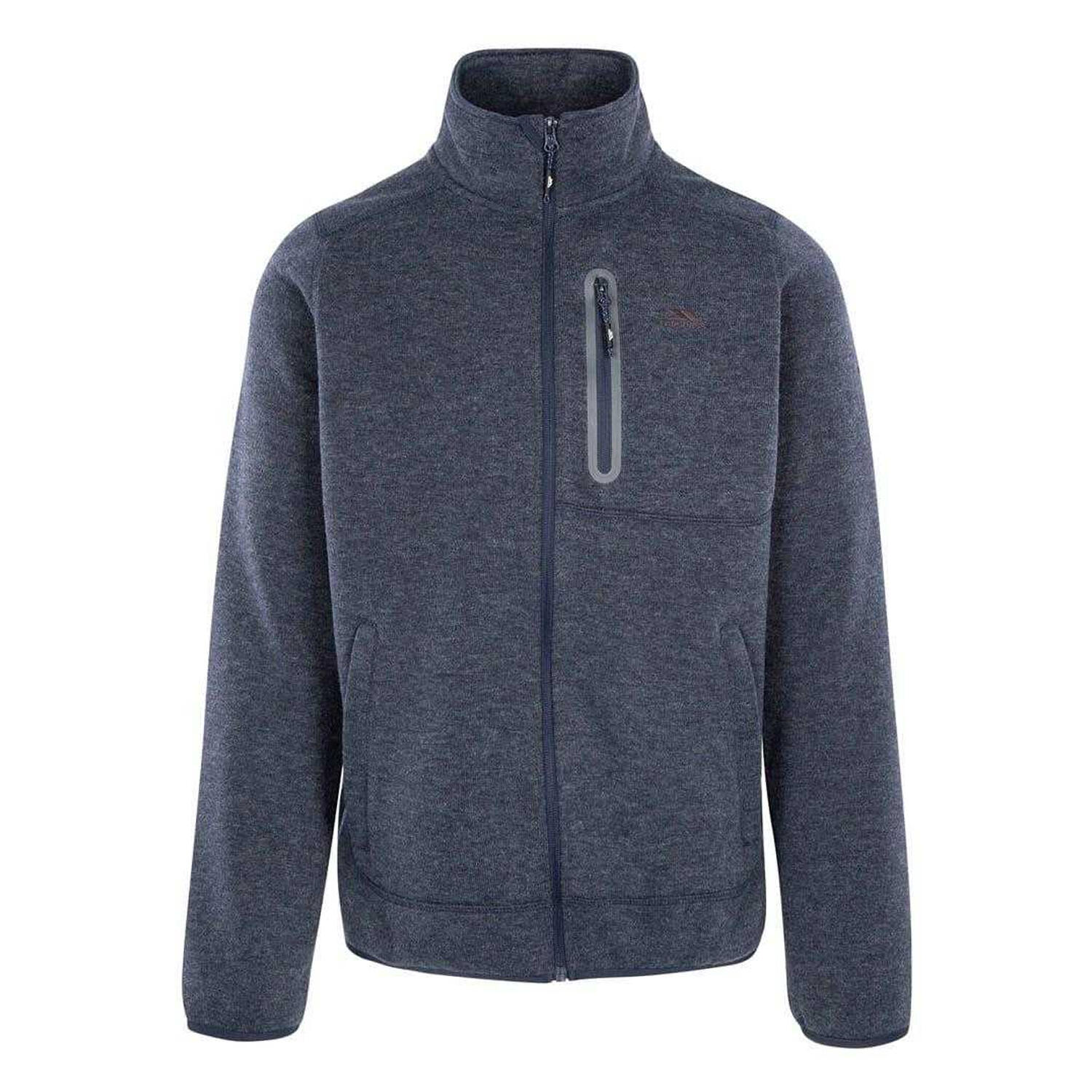 TRESPASS Mens Farham Fleece Jacket (Navy)
