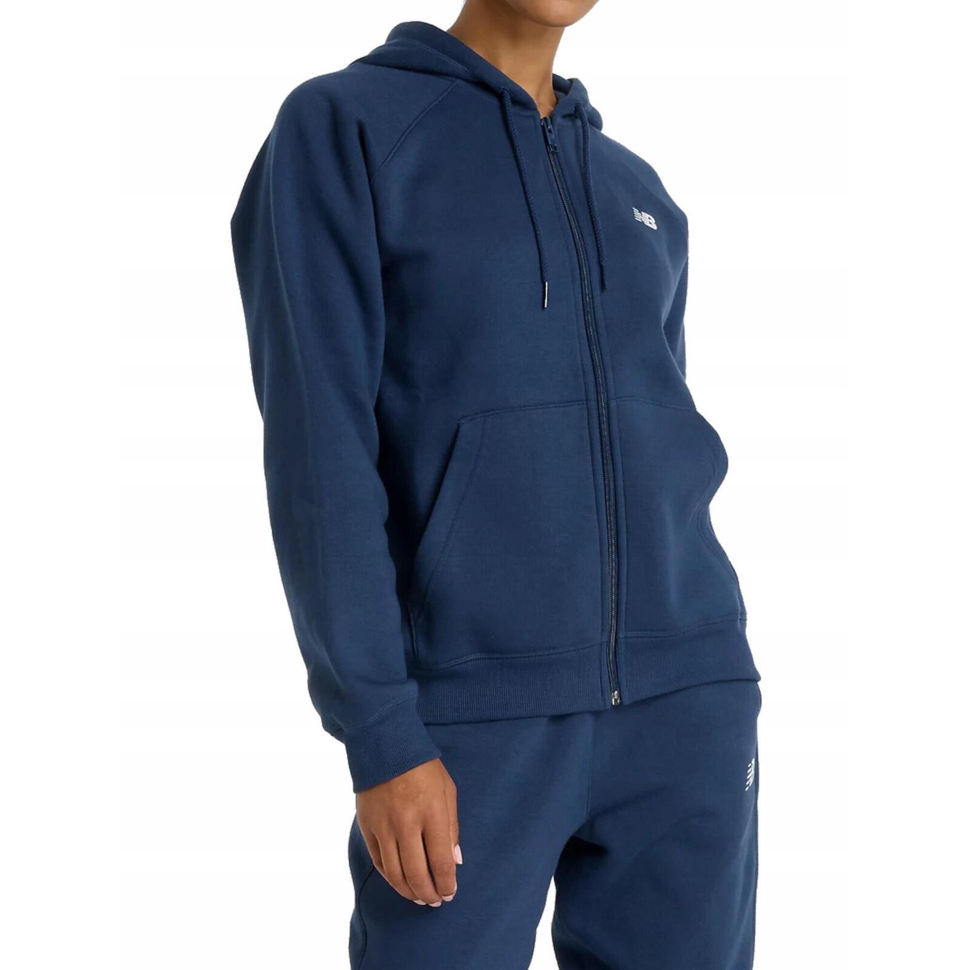 New Balance - Sweat-shirt À Capuche Zippé New Balance Pour Femme - Sweat-shirt - Bleu - Decathlon